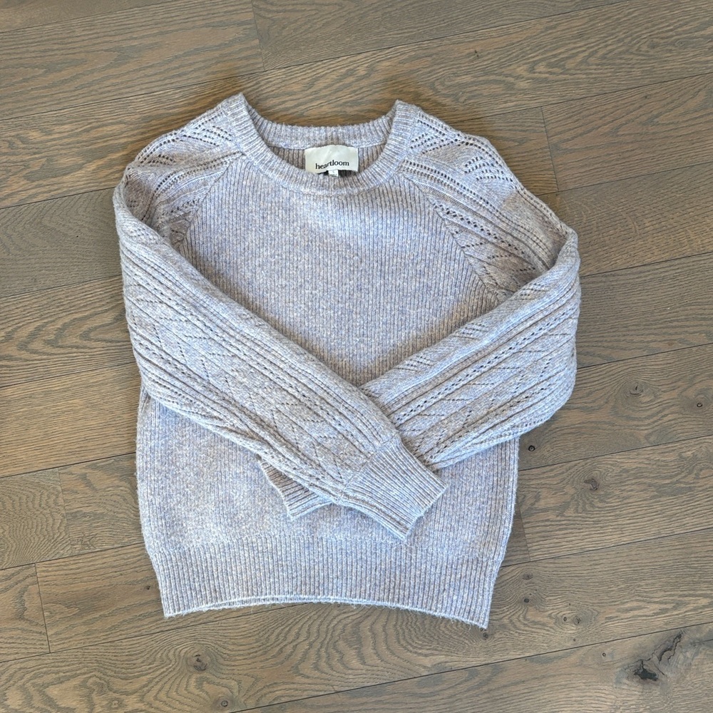 Heartloom Heather Pale Purple Knit Sweater